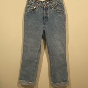 Levi's Light Blue Ankle Jeans